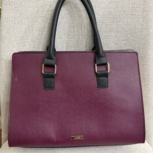 Aldo Purple and Black Women's Handbag